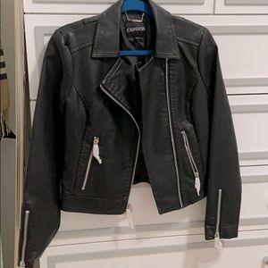 Express leather jacket
